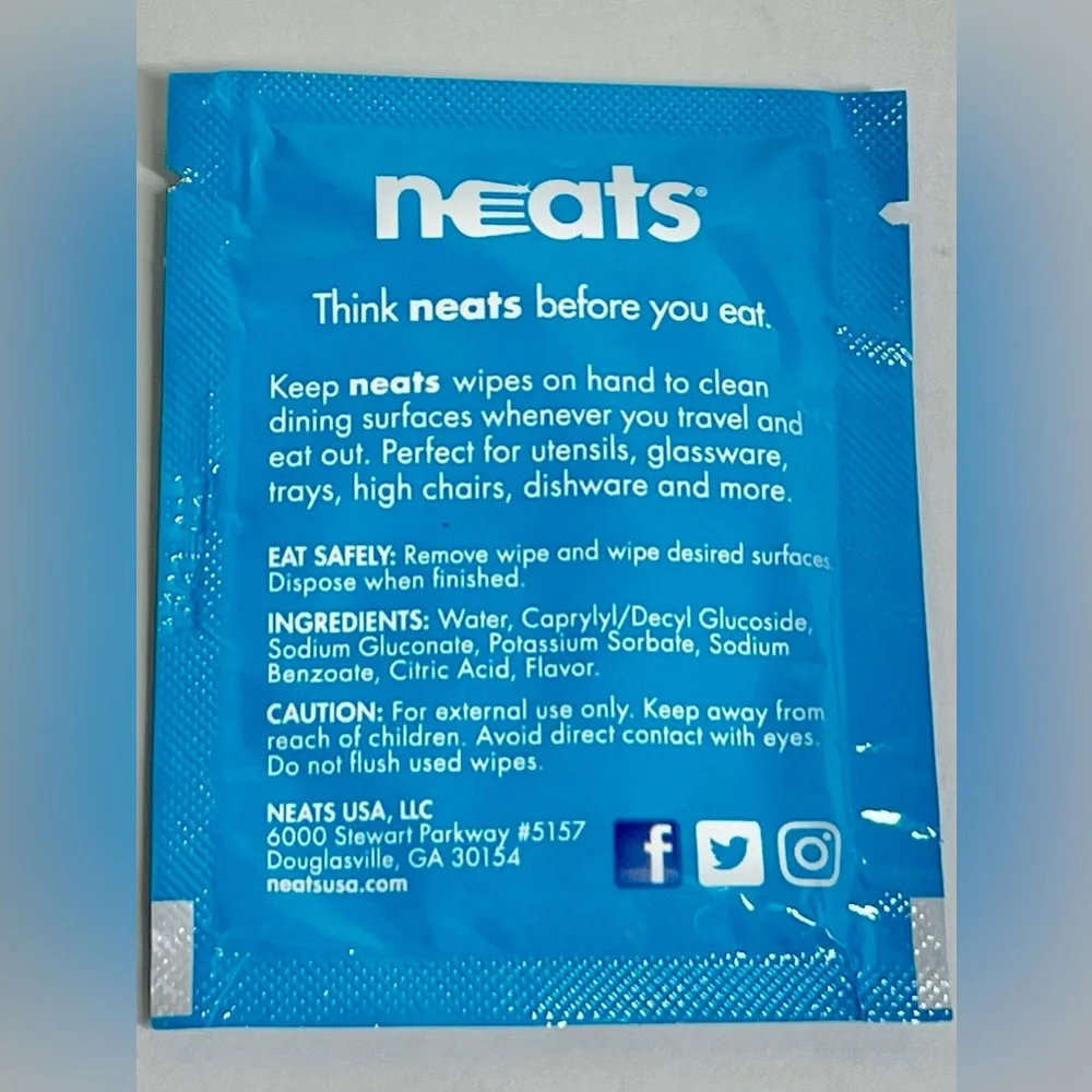 (NEW) BUNDLE - SONEAT DISPOSABLE TRAVEL TOILET SEAT COVERS & NEATS TRAVEL WIPES